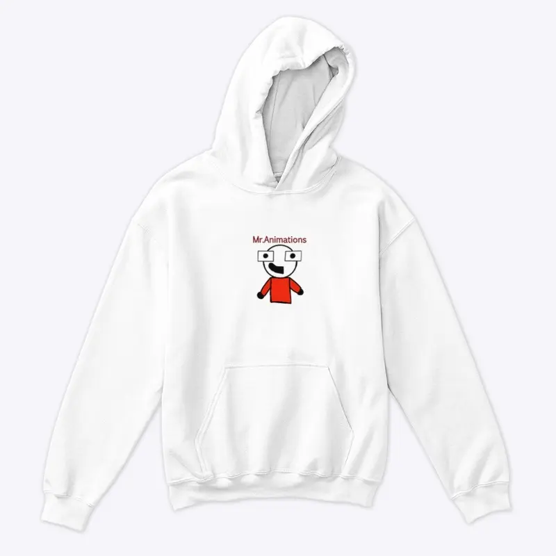 Kids red character hoodie 